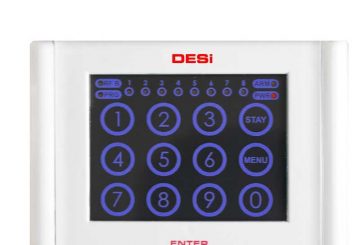 DESi Alarm Sistemleri İçin Led Göstergeli Tuş Takımı (Dokunmatik-Kablolu)